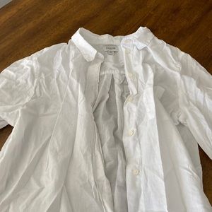 Classic white collared shirt